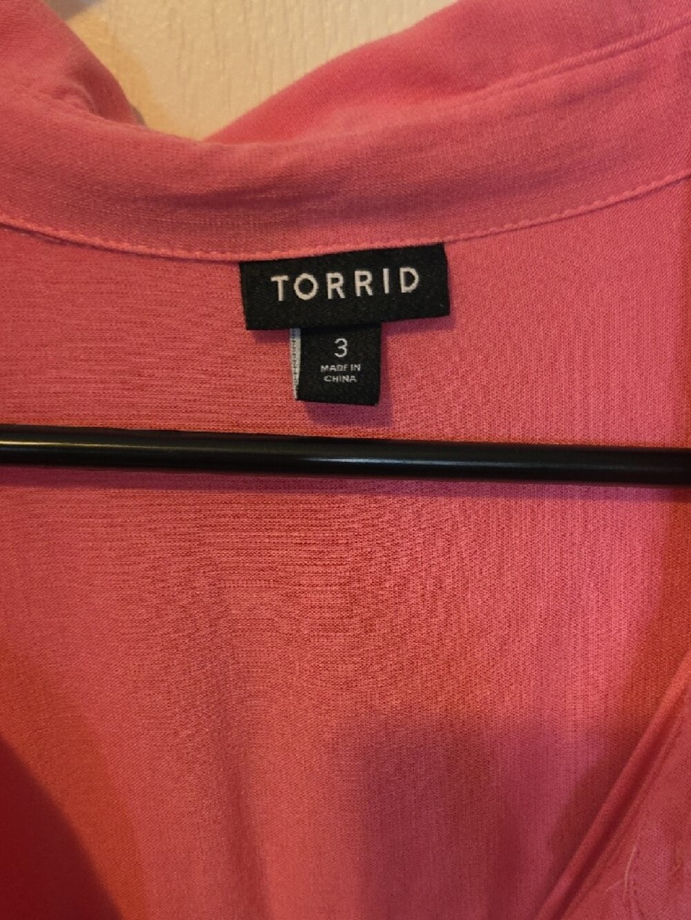 torrid Pink Button-Up Casual Shirt - Picture 6 of 10